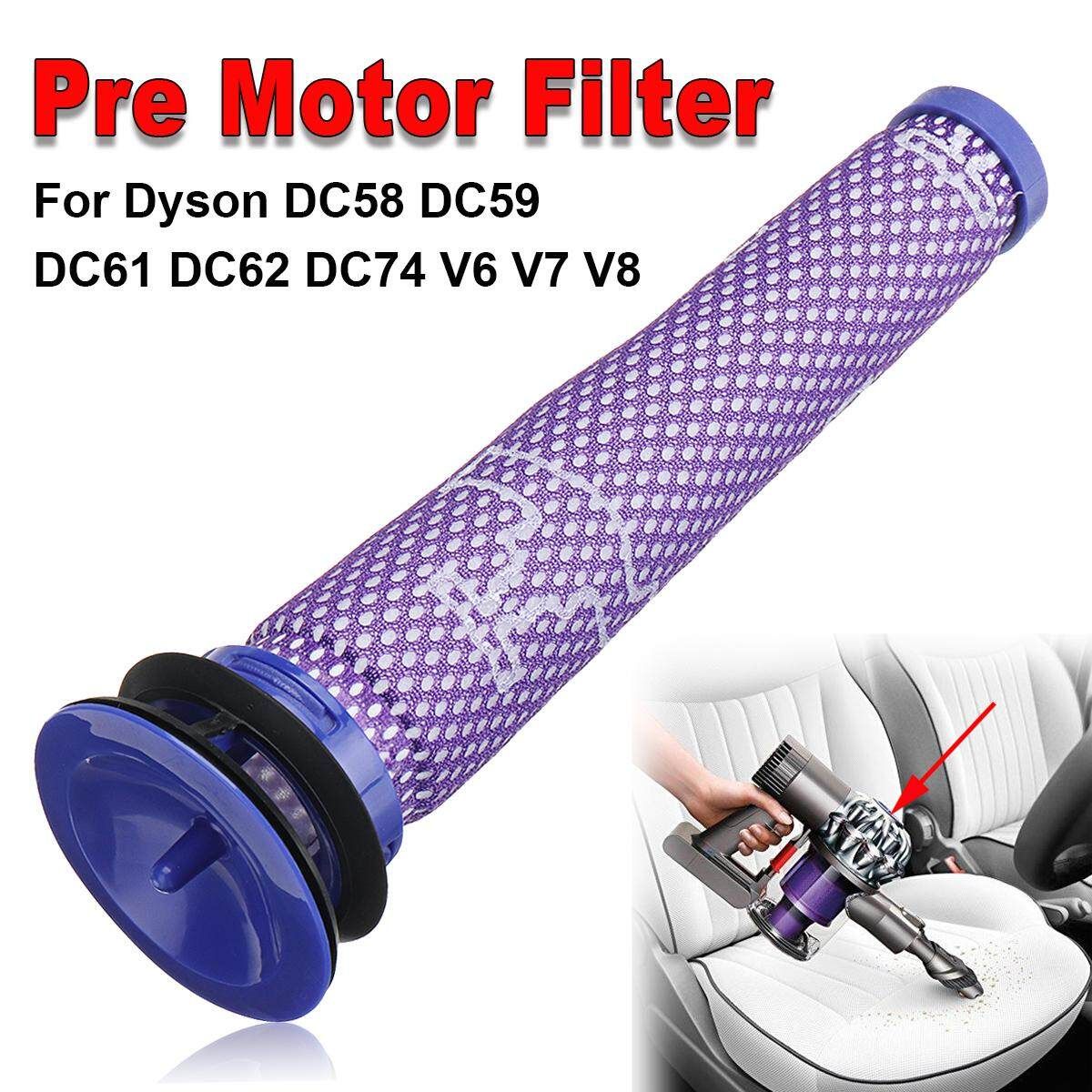 Washable Pre Motor Filter For Dyson DC59 DC61 DC62 DC74 V6 V7 Vacuum Cleaner