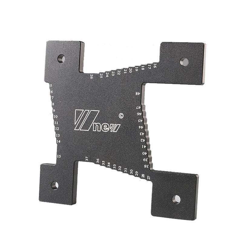 Wnew 2pcs 5-48.5mm Aluminium Alloy Woodworking Height Gauge for Router Table Saw Electric Circular Saw