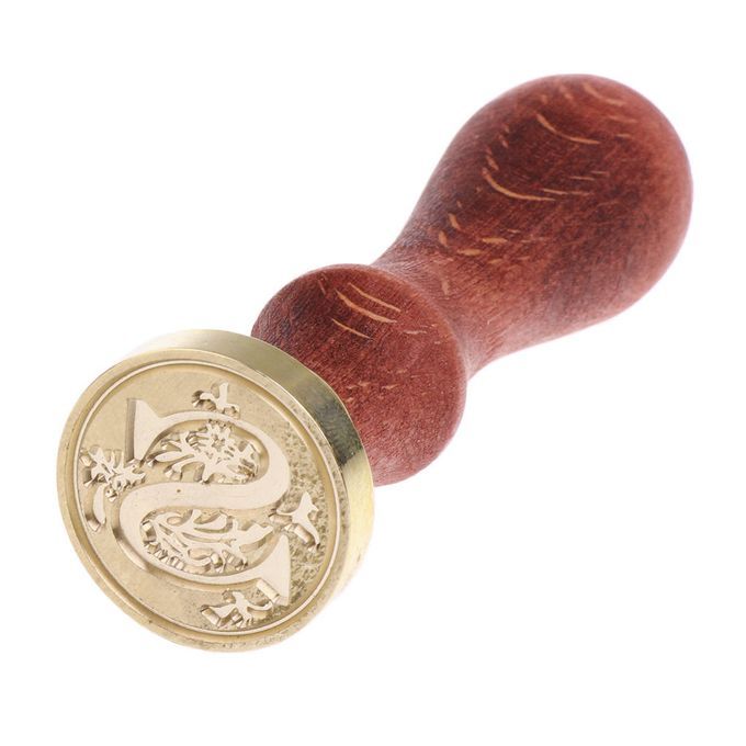 Sealing  Classic Initial  Seal Stamp Alphabet Letter A-Z S