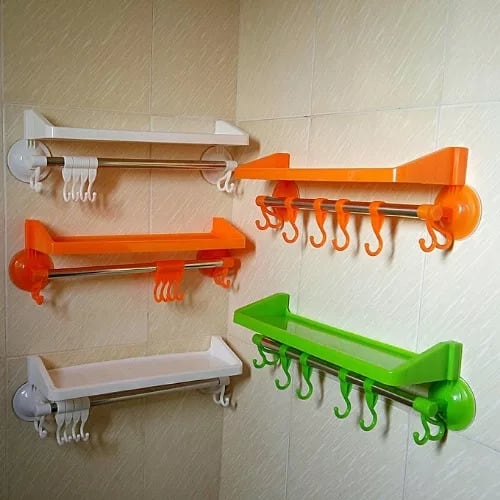 Bathroom Shelf Suction - 5 Pieces