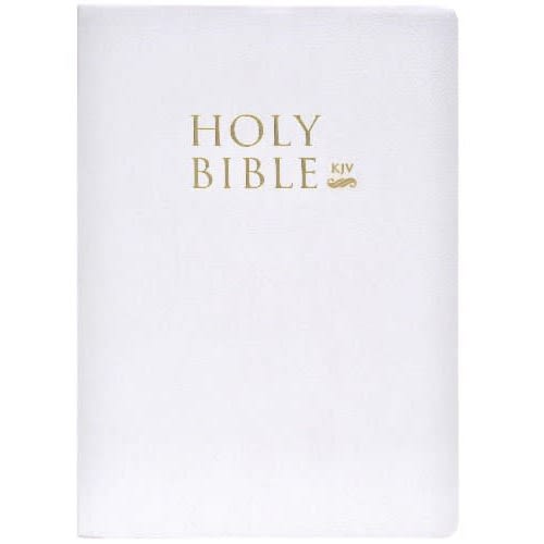 Holy Bible - King James Version With White Cover