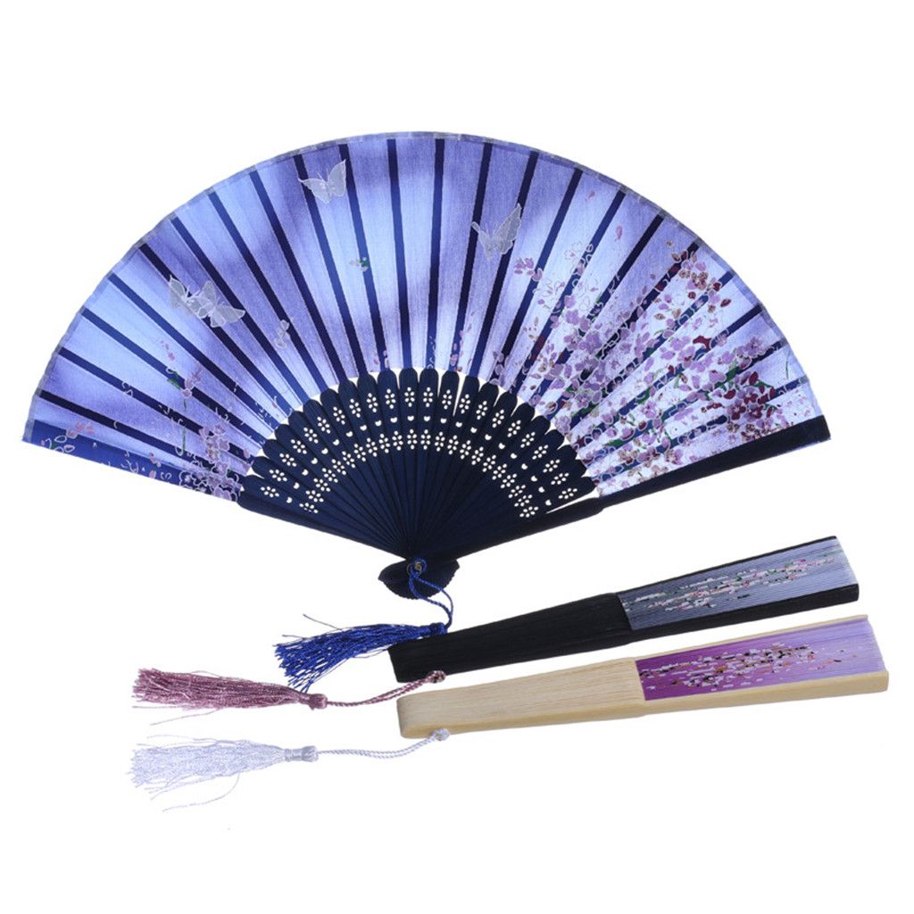 Gift Japanese Fan Ancient Chinese Fan Folding Wind Y46 Wedding Fan For Grinding Bamboo Church Folding