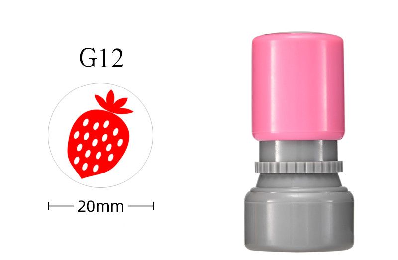 Soaked Seal DIY Hand Account Stamp Sun Pink Cartoon