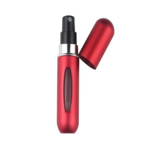 Travel Perfume Atomizer Bottle- 5ml- Red