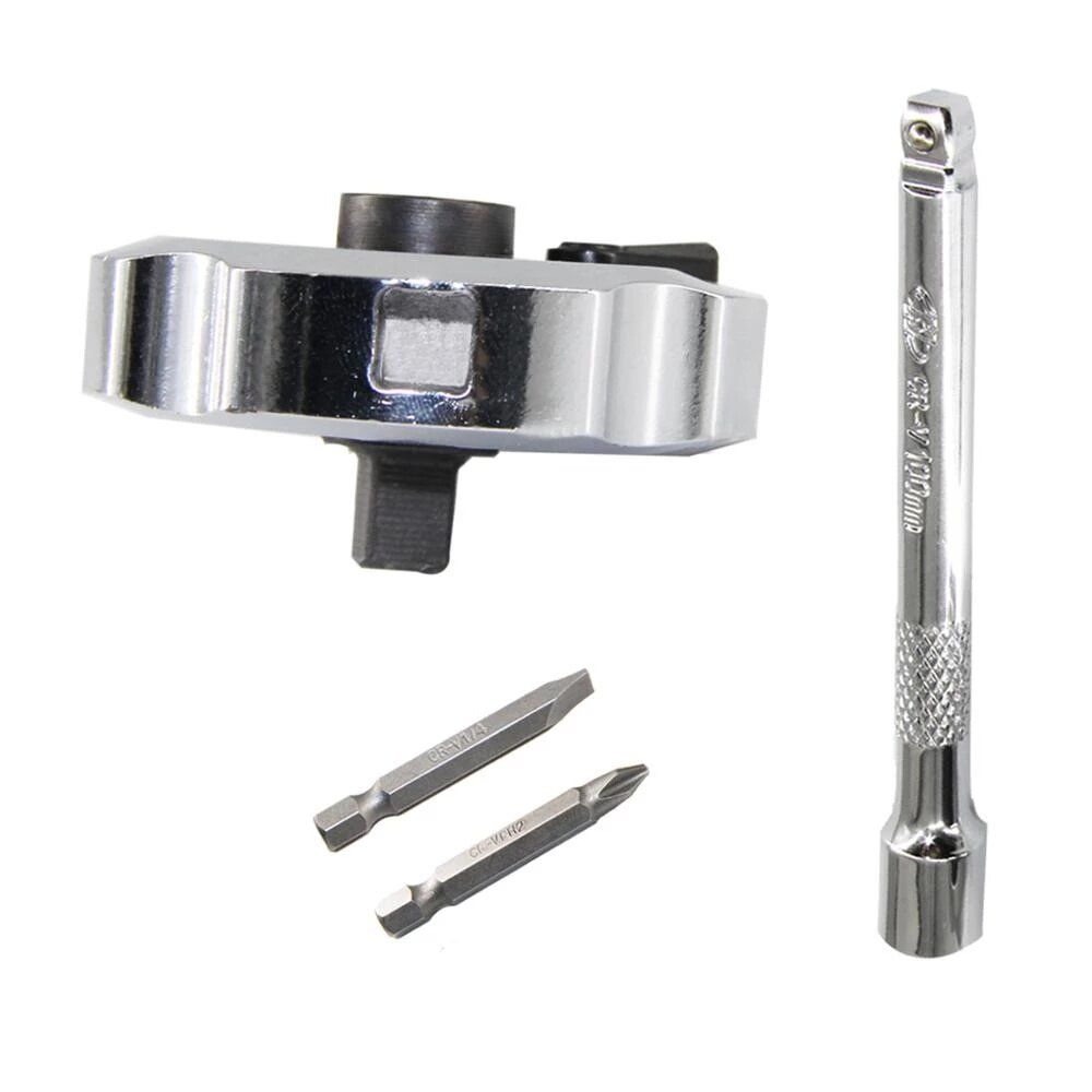 2-in-1 Mini Dual Head 1/4in. Drive Finger Ratchet And Ball