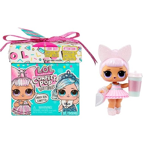 LoL Surprise! Confetti Pop Birthday With Collectible Doll 8 Surprises