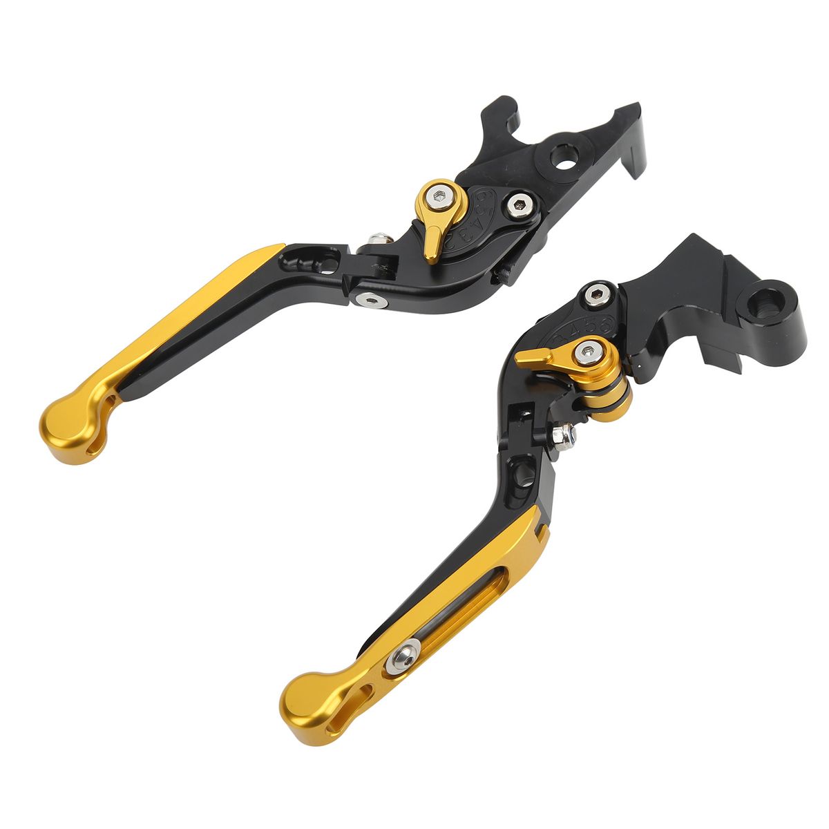 Pair 147mm Motorcycle Folding Short Clutch Brake Lever CNC