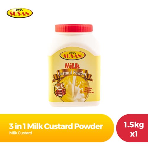 Amel Susan Milk Custard Powder - 3-in-1 - 1.5kg X1