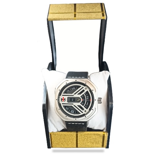 Nepic Business Men Dutch Chrono Leather Wristwatch Rugged Metal Series