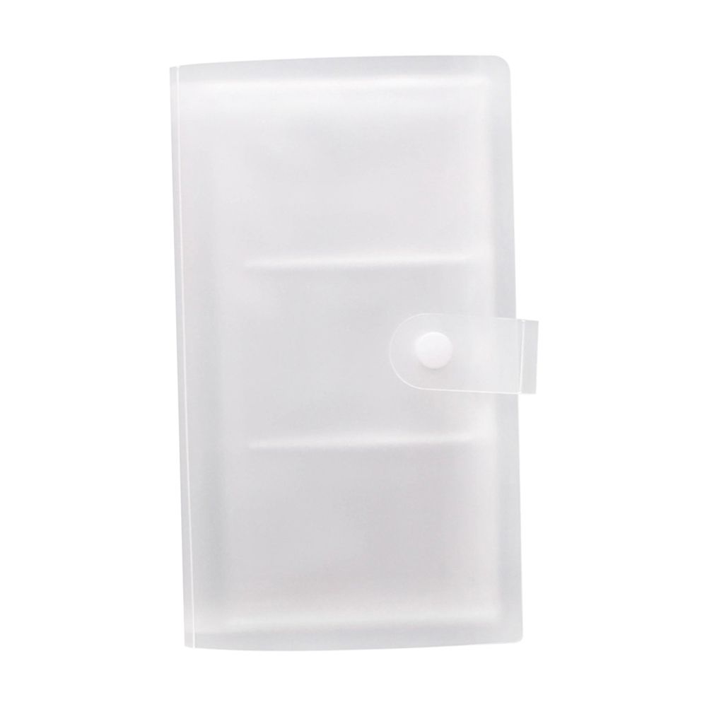 Transparent Business Card Holder Plastic Name Card Book ID