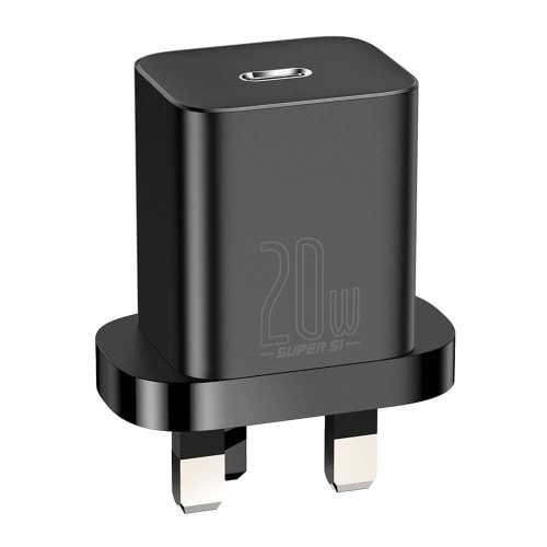 Super Si Quick Charger 1c 20w Uk - Black
