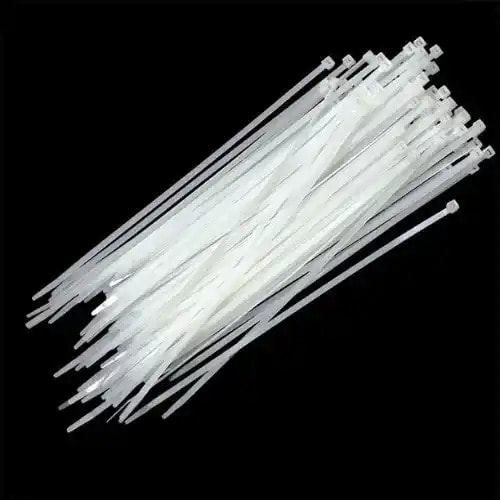 Zip Nylon Cable Ties - 100pcs Pack