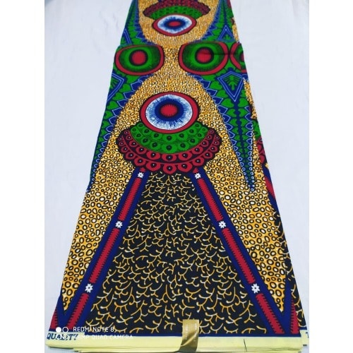 Medium Size Ankara Fabrics - 6 Yards- Multicolour