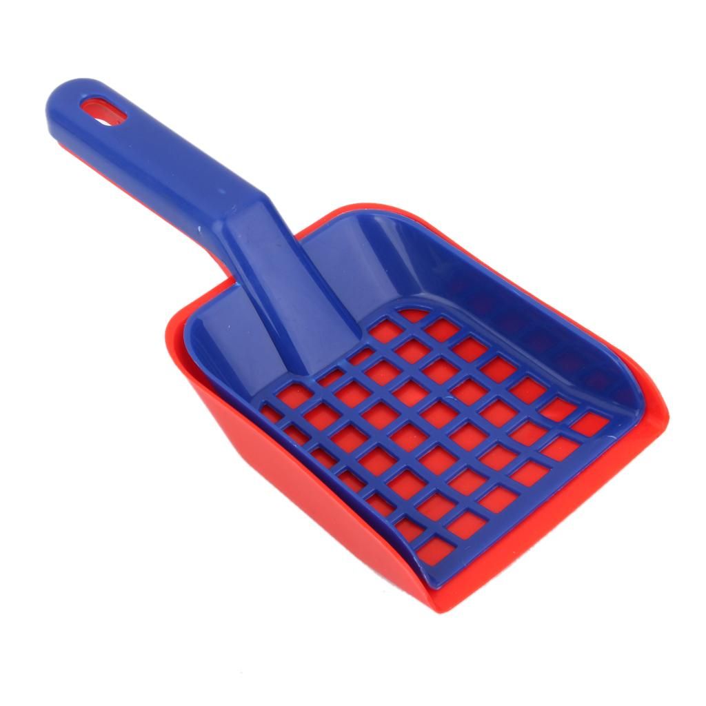 Plastic Cat Dog Pet Animal Litter Tray Poop Sieve & Pooper   Scooper