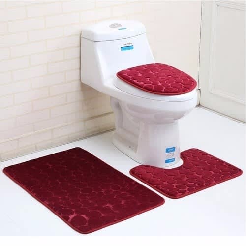 Bathroom Rug Set - 3pcs