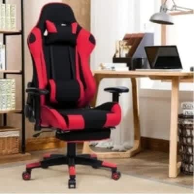 Office & Studio Reclining Chair - 90-180 - Red/black