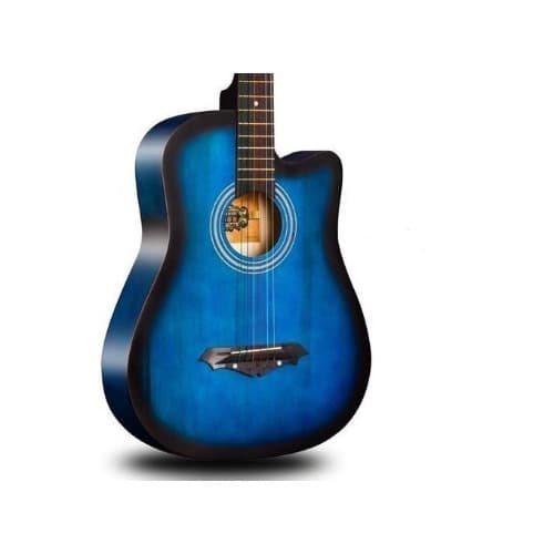 Acoustic Box Guitar - Blue 38"