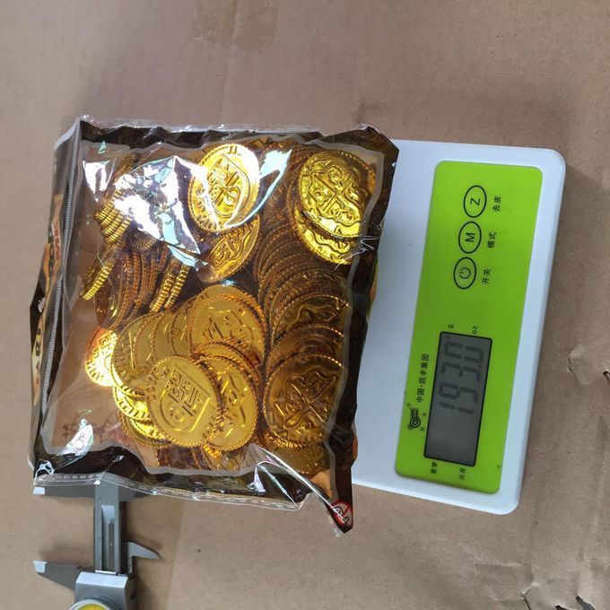 300 Pieces Of Kids Pirate Plastic Treasure Coins Party Loot Bag