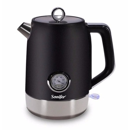 Electric Cordless Kettle With Water Temperature Meter - 240V