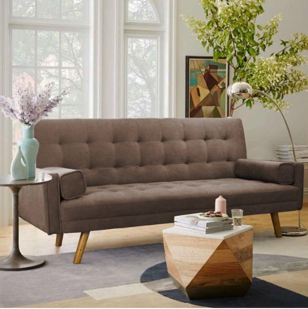 Modern Linen Fabric Sofa Bed (Lagos Delivery Only)