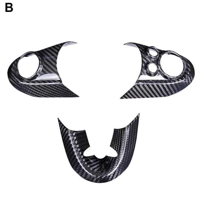 3Pcs Wheel Button Cover Decoration Heat-resistant-Black