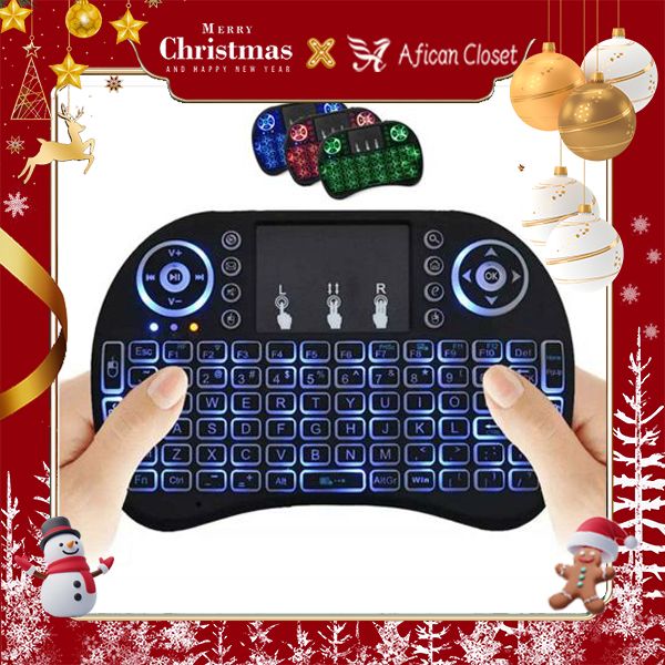 2023 The Latest Wireless Keyboard AirMouse 7-color RGB 2.4GHz With Touchpad