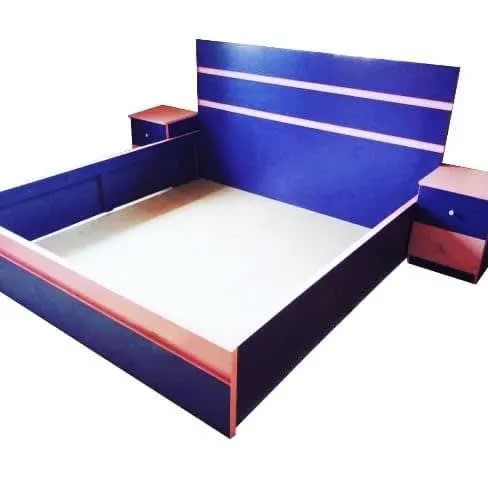 Zeem Bed Frame With 2 Bed Side -  6Ft X 6Ft