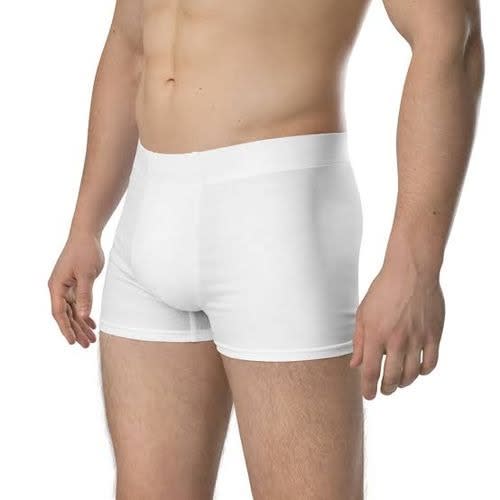 Men's White Underwear Boxer Cotton 3 In 1
