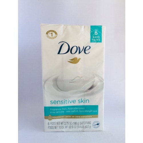 Sensitive Skin Beauty Bar Soap X6 - 106g