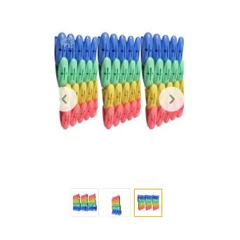 Cloth Pegs - 60 Pieces