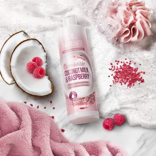 Senses Coconut Milk & Raspberry Rich Shower Cream- 400ml