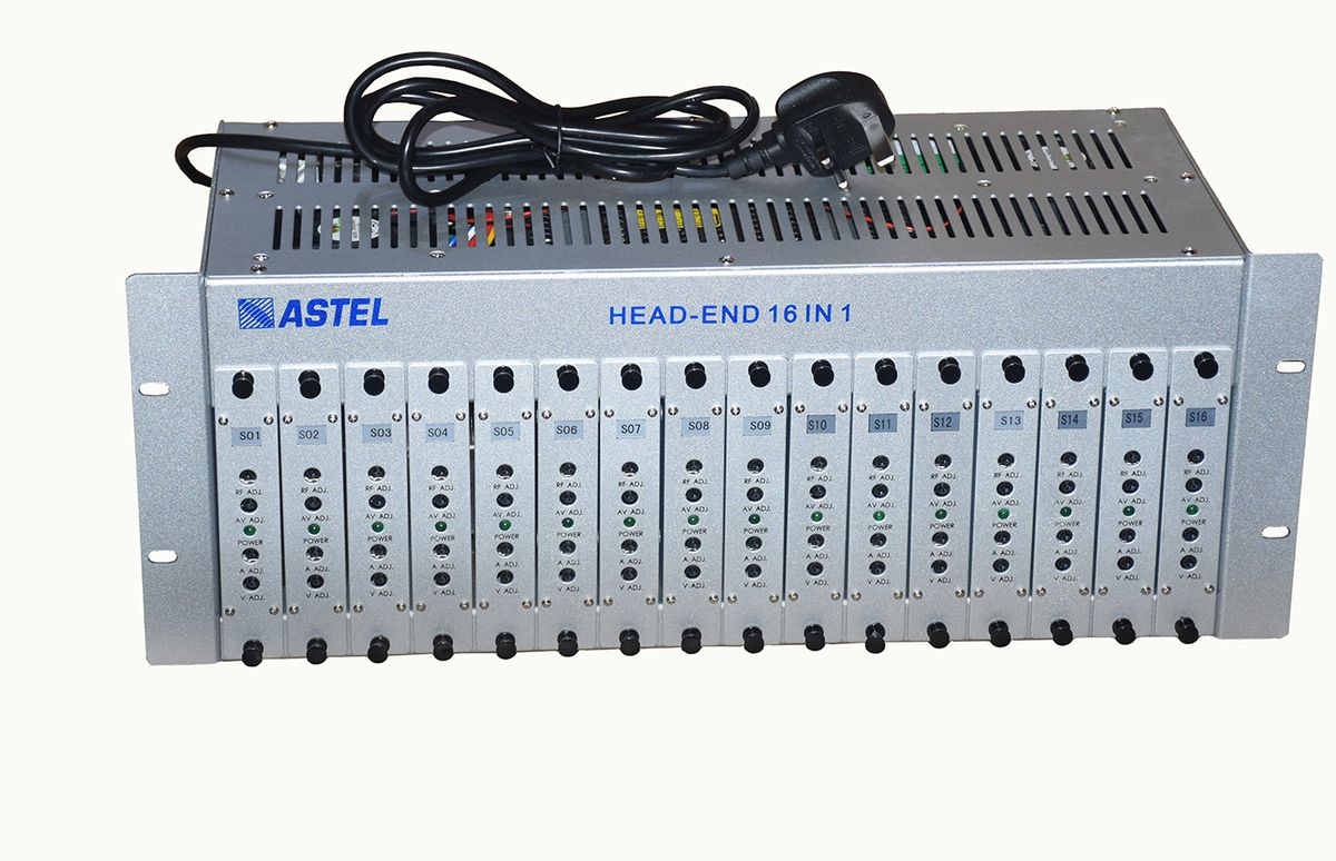 HEAD-END 16 In 1 Channel Modulator System