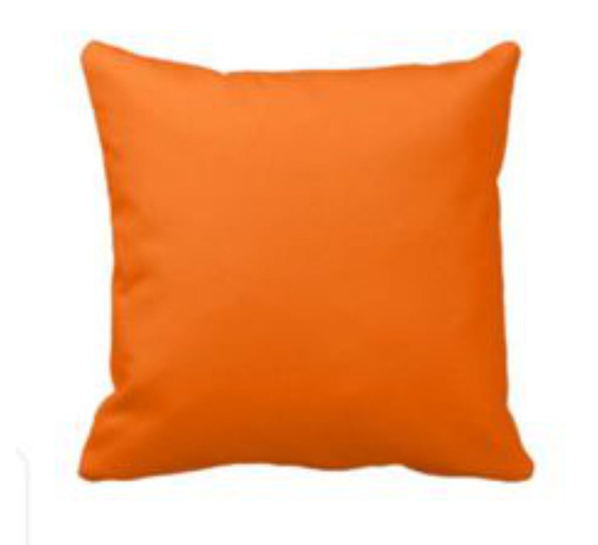 Plain Orange Classic Throw Pillow