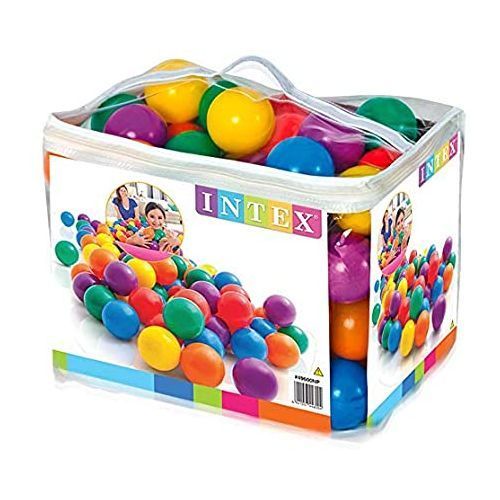 100 Multi-colored Plastic Ballpit Pool Balls For Children