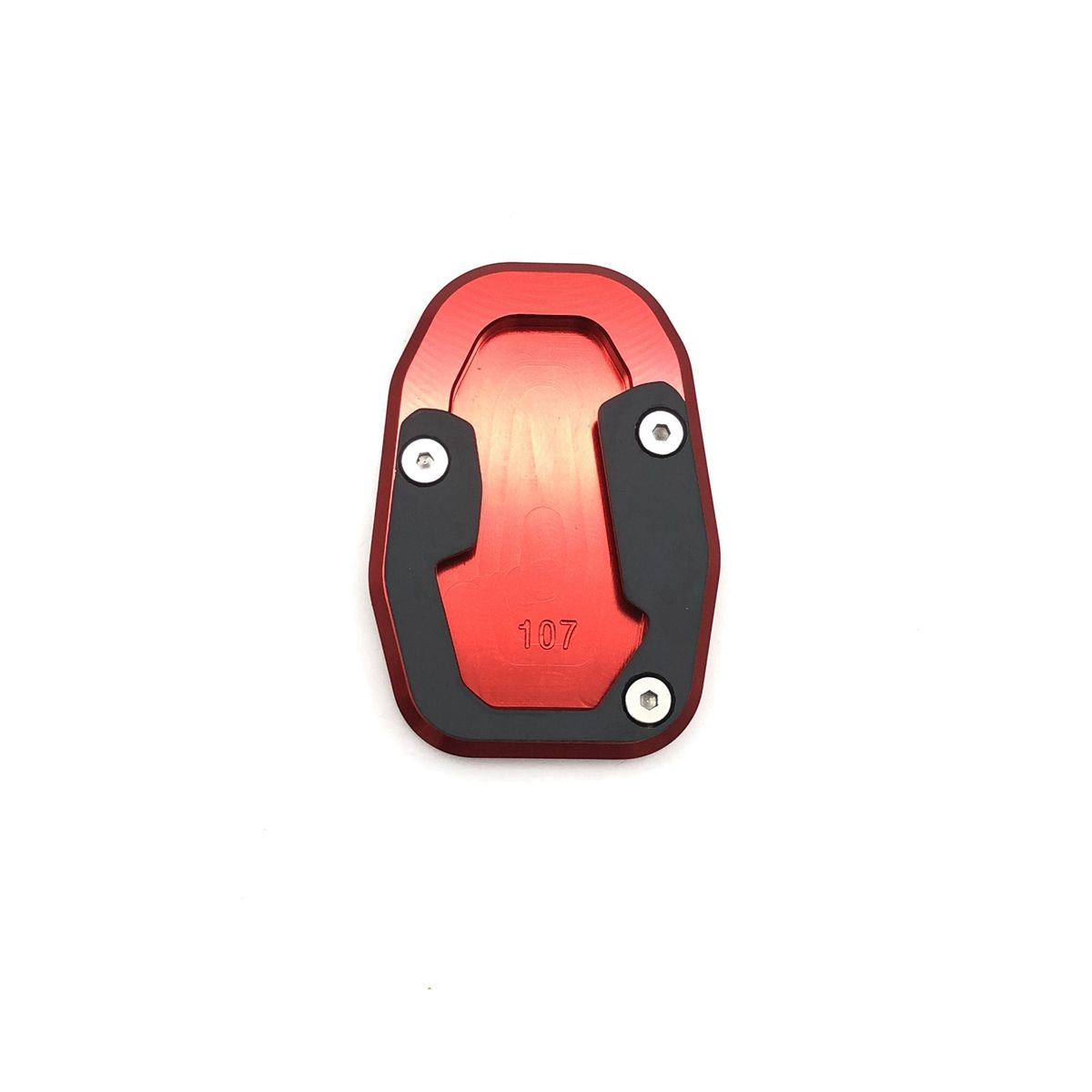 Motorcycle Side Stand Enlarger Kickstand Enlarge Plate Pad CNC Aluminum Accessories for DESERT X 2022 2023 Red