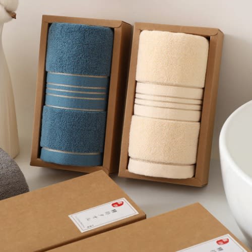 Boxed Cotton Towel - 2 Pieces