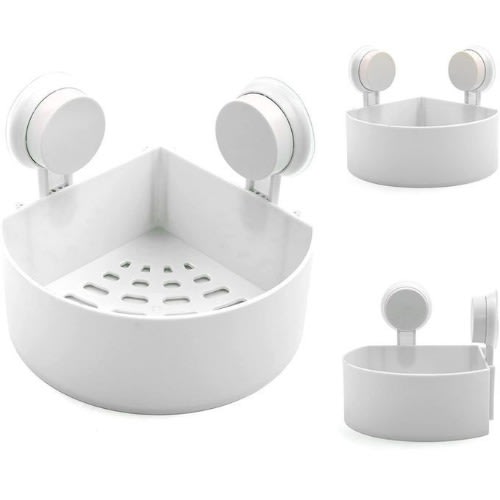 Triangle Shelf Bathroom Caddy - White