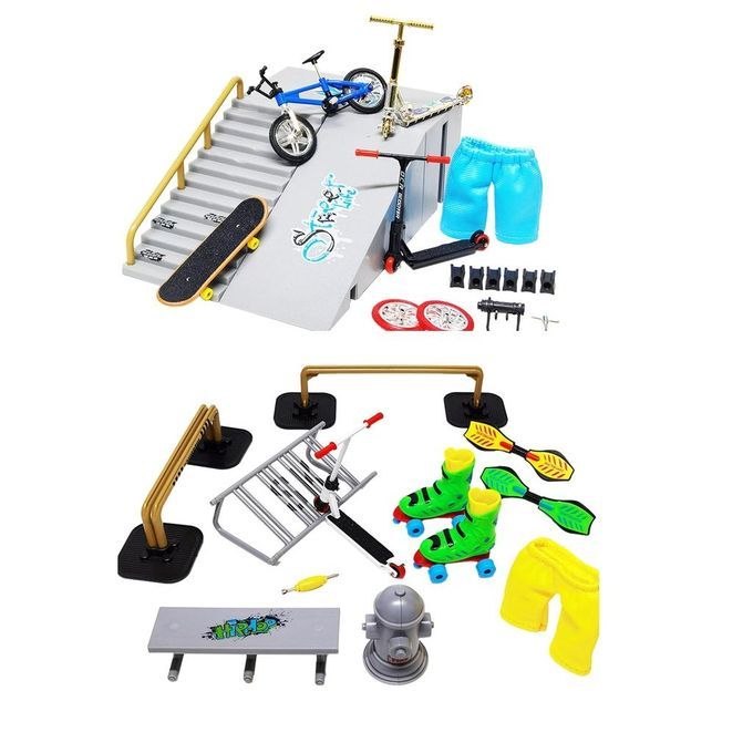 Scooter Field Kit Mini Scooter Ramp Boys Girls Toys Kids Party Toys