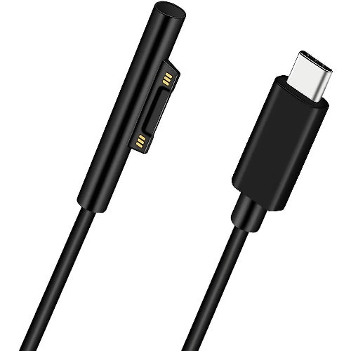 Surface Connect To Usb-c Charging Cable 15v/3a - Compatible With Microsoft Surface Pro 7/6