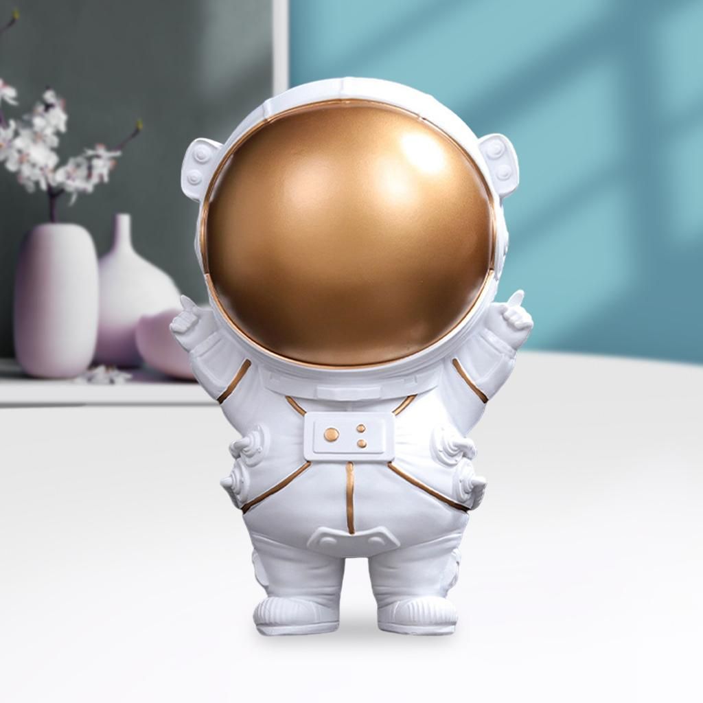 Resin Astronaut Figurines Hotel Decoration Ornament Vivid Kids Stand L
