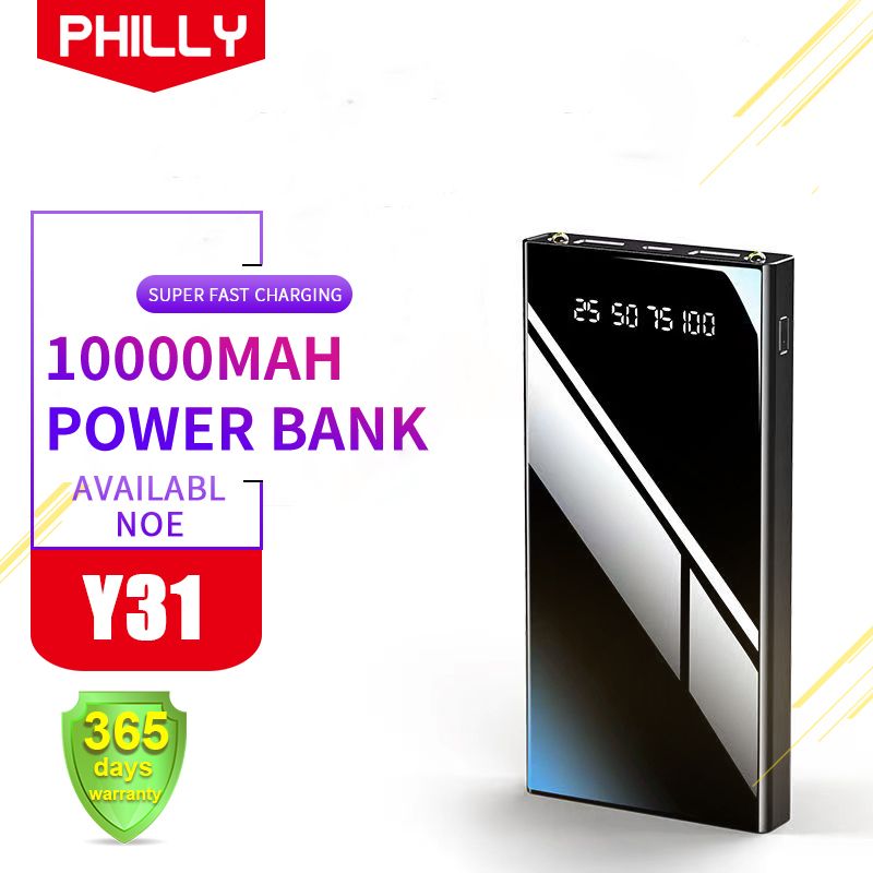 10000mAh Massive Mirror Power  Bank