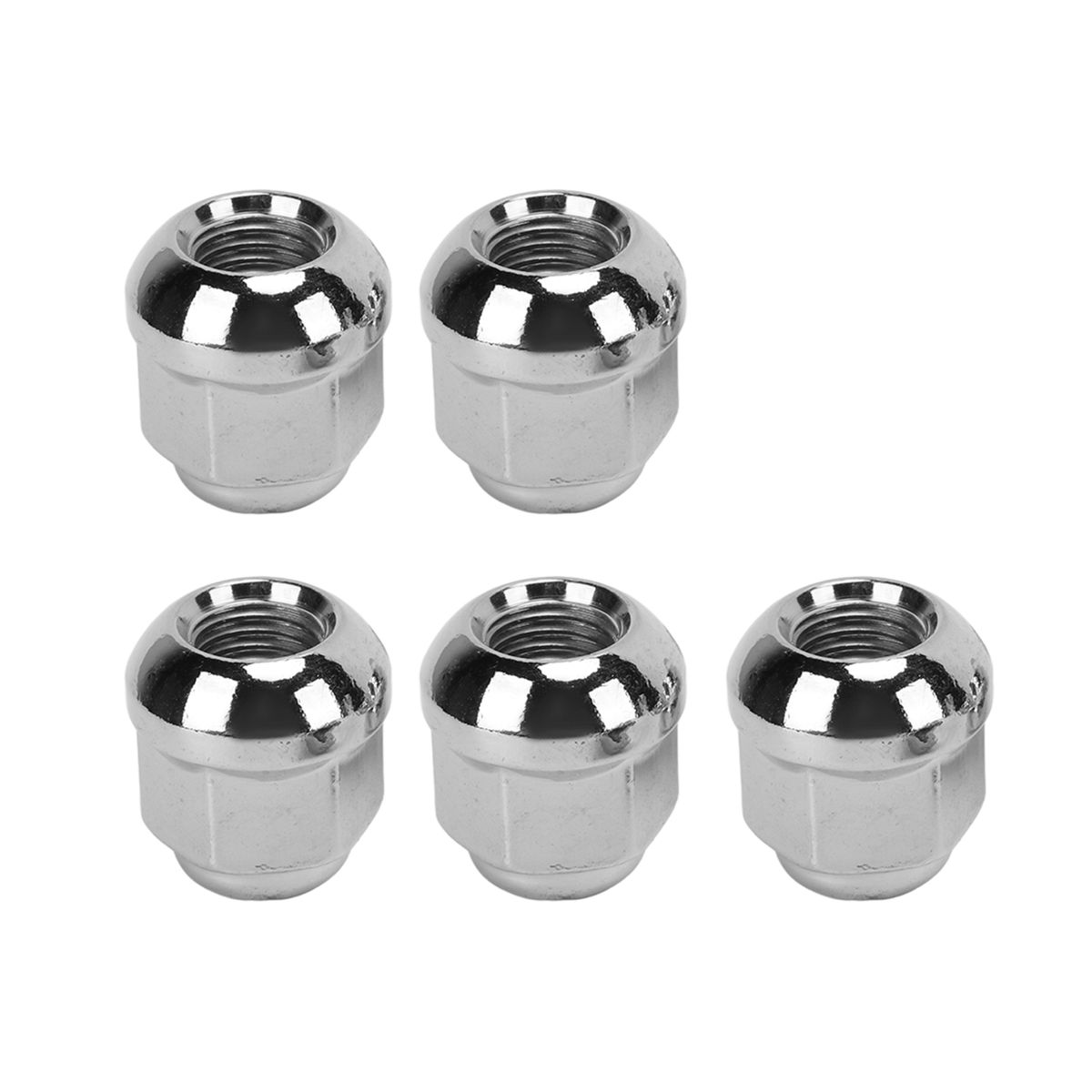 5PCS Car Wheel Lug Nuts 90304SA5013 12mmx1.5 Steel Short