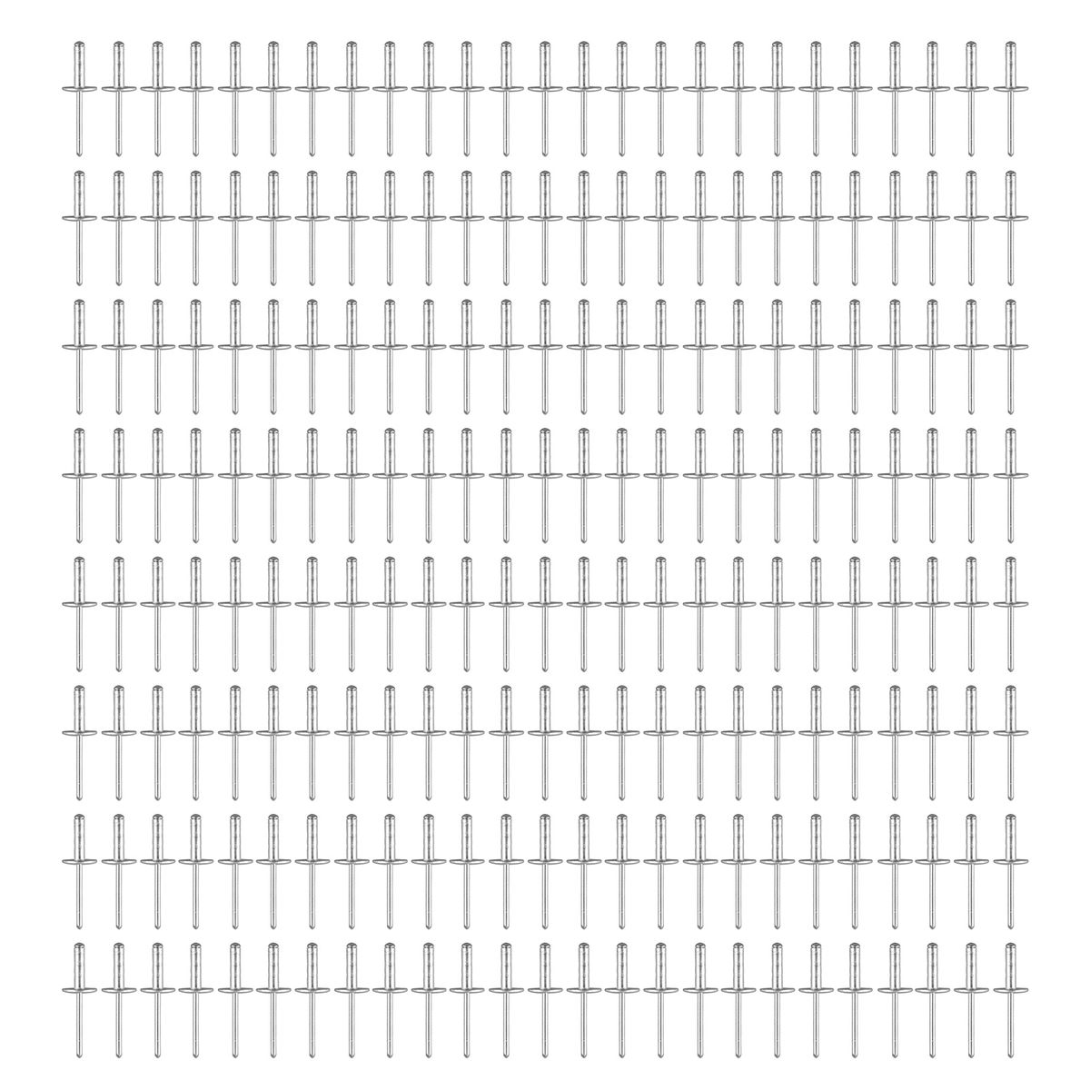 200 PCS Aluminum Rivet Assortment,4x13 Mm Pop Rivets