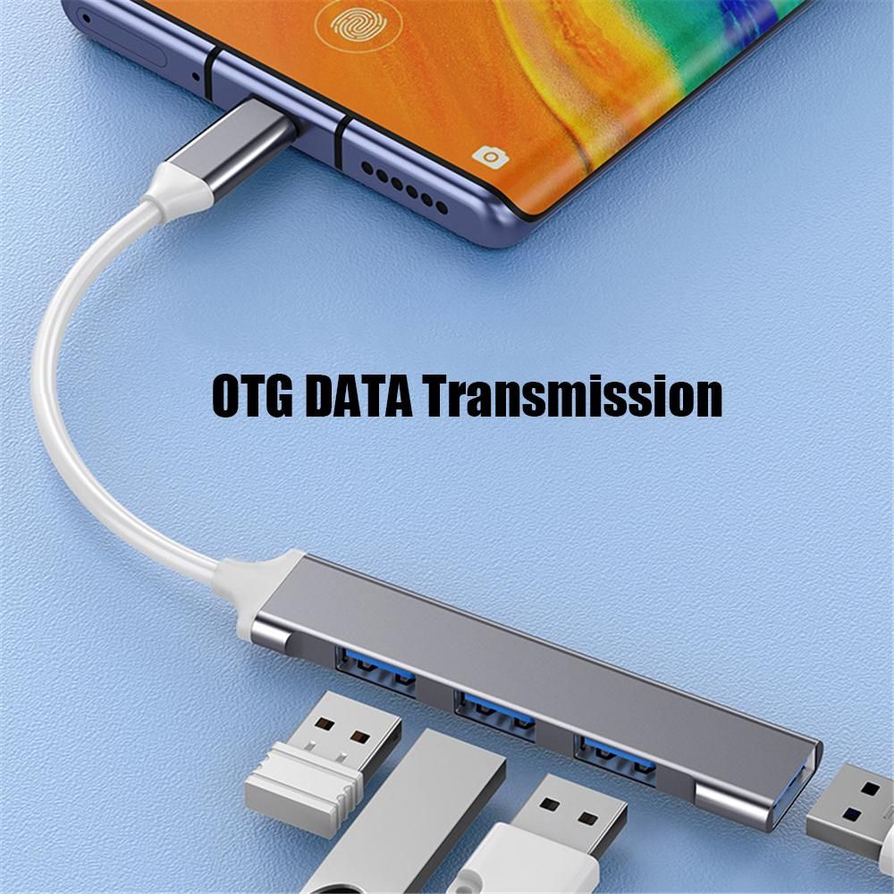 USB C HUB 3.0 Type C 4 Port Multi USB Splitter Adapter  For HUAWEI Xiaomi Macbook Pro 13 15 Air Pro PC Computer Accessories