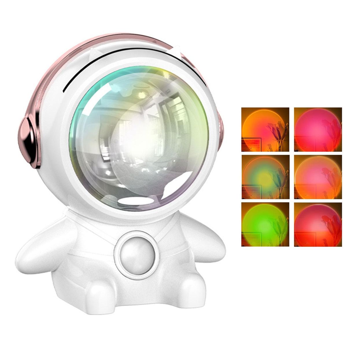 Sunset Light Desktop Sunset LED Light Lamp White