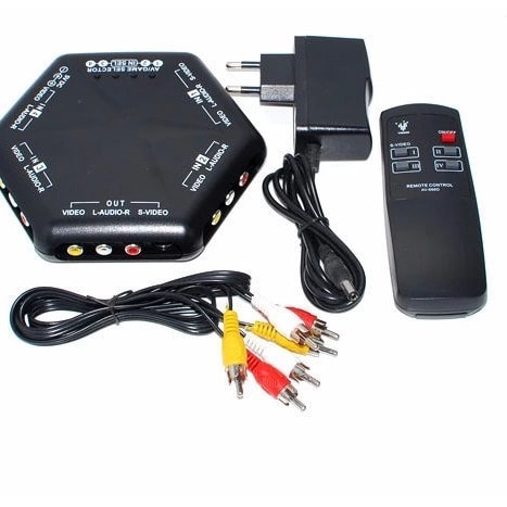 Special Av Switch - 4 Ways With Remote