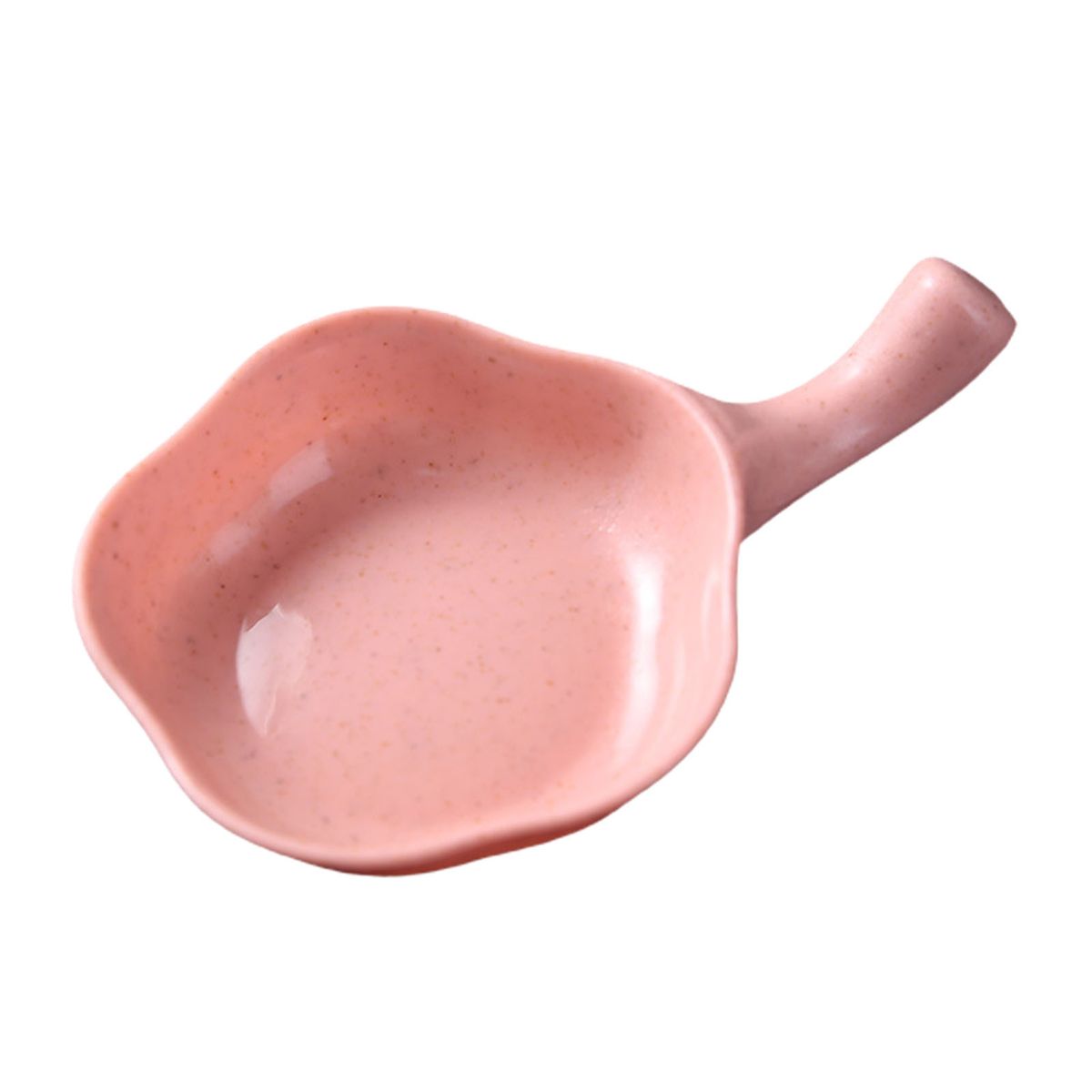 Seasoning Plate Flower Shape With Handle Small Size-Pink