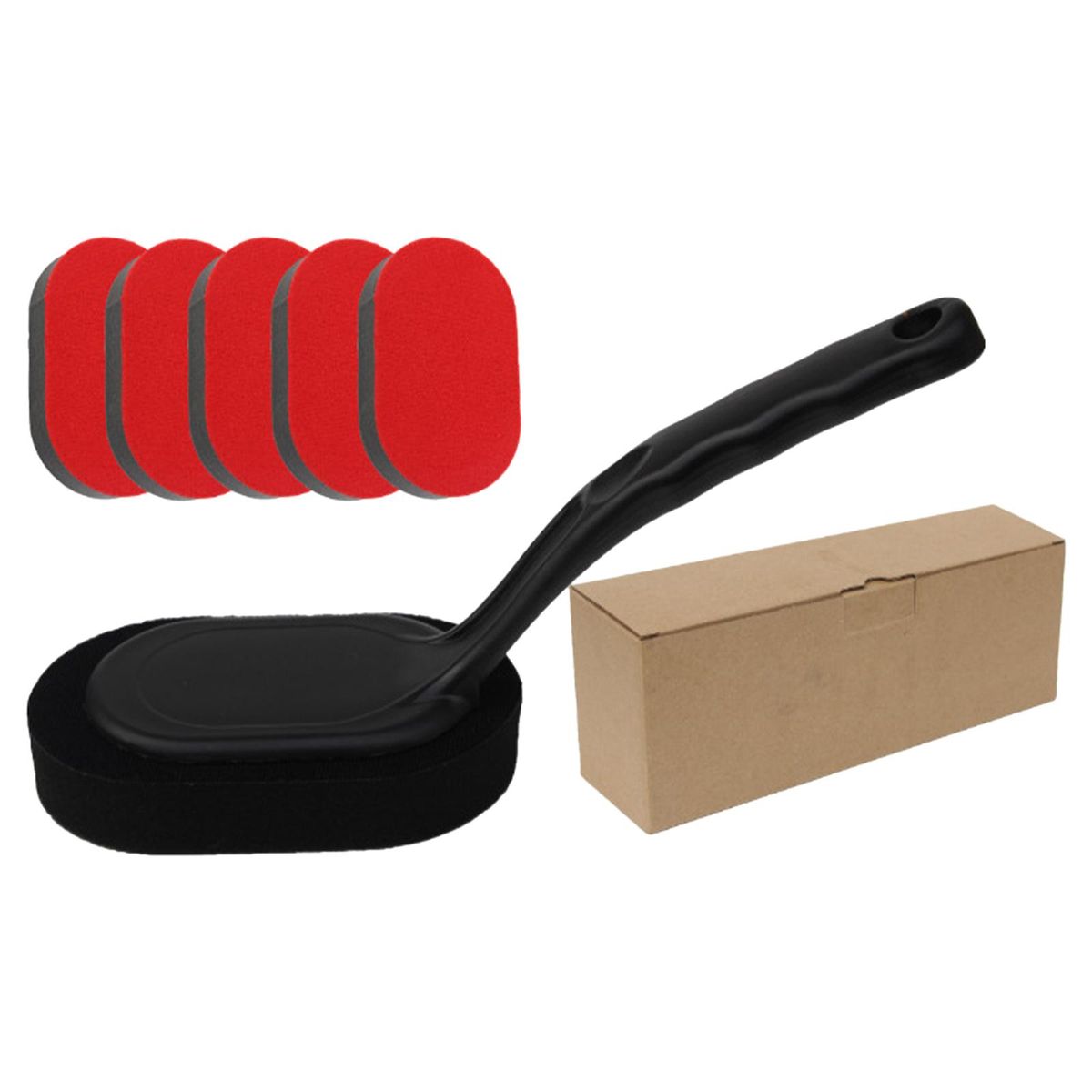 6x/Set Wheel Tire Rim Brush Kit Cleaner Tools Fit High Density Sponge