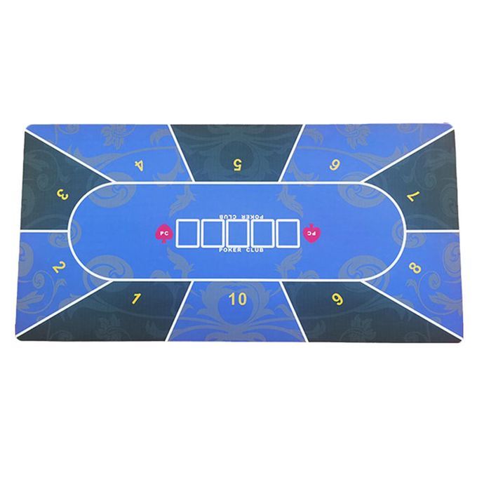 Poker Table Layout Tabletop Mat Roll-up Craps Layouts W/ Storage Bag