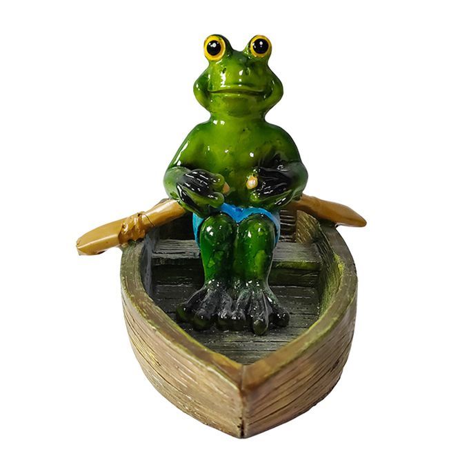 Cute Resin Animal Ornament Water Floating Ornament Realistic Frogs